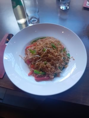 Rice with veggies (vegan) at Full Moon City in The Hague