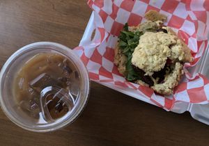 Breakfast and coffee at Blair Mountain Biscuit in Blackwood