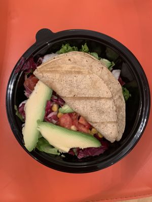 Madre vegana salad at Cantina Que Pasa in Ljubljana