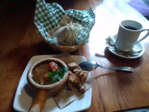 rich and filling lunch at Panthere Verte - Centre-Ville in Montreal