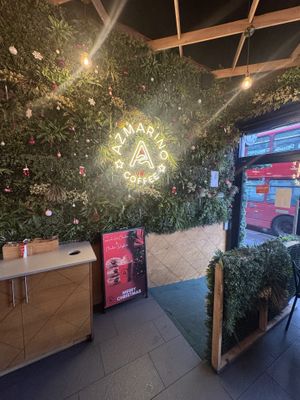   at Azmarino Coffee in South West London