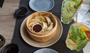 Vegan dumplings at Koku Sushi in Szczecin