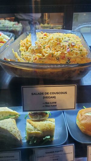 Couscous salad at Café l'Abri Côtier in Tadoussac