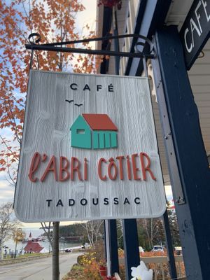   at Café l'Abri Côtier in Tadoussac