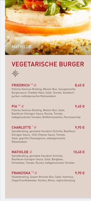 Vegetarische burger at Sissi und Franz in Hamm