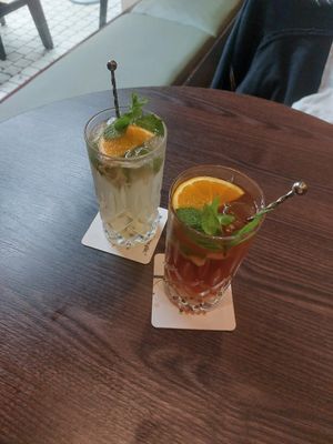 Lychee Lemonade and Lychee Icetea at LÚA 9 in Marburg