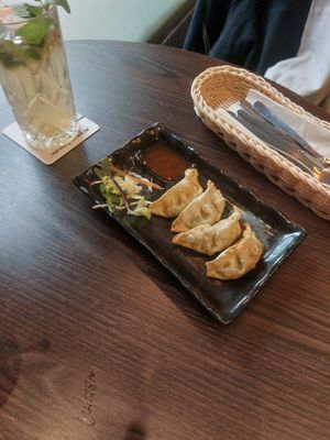 Vegan gyoza at LÚA 9 in Marburg
