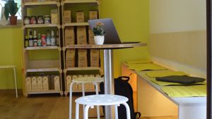 interior at Keep Bañana in Munich