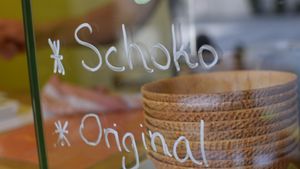 two flavors, original and choc at Keep Bañana in Munich