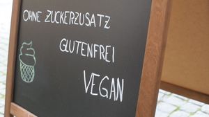 without added sugar, gluten free, and vegan!   at Keep Bañana in Munich
