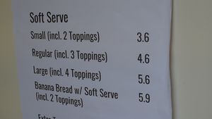 menu at Keep Bañana in Munich