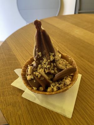 Banana Twist Soft Serve  at Keep Bañana in Munich