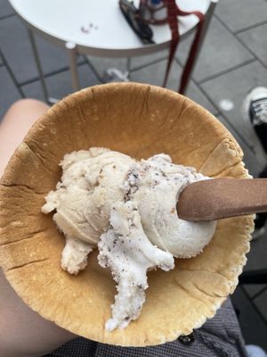 Banana and stracciatella  at Keep Bañana in Munich