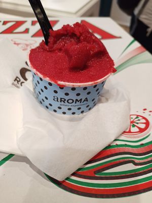 Raspberry at Aroma Gelato Experience in Dubrovnik