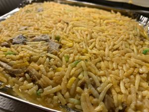 Mushroom rice   at Taj Indian Restaurant in Girona