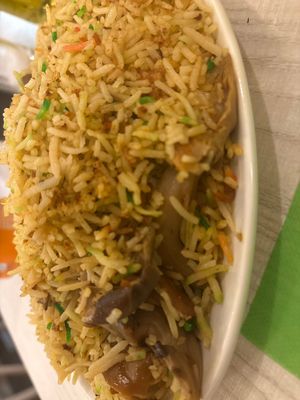 Mushroom Pilav  at Taj Indian Restaurant in Girona