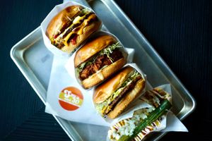 Vegan fast food. at Say It Ain't So in Los Angeles