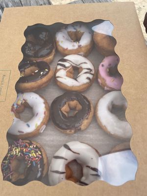 Great deal on a dozen donuts! So good we have gone back several times!  at Roots & Leaves in Buxton