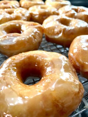 Raised & Glazed Donuts  at Roots & Leaves in Buxton