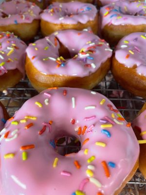 Pink w/Sprinkles  at Roots & Leaves in Buxton