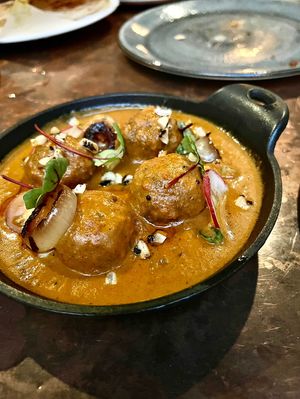 PHENOMENAL Corn Kofta, vegan of course! 🌟   at Ettan in Palo Alto