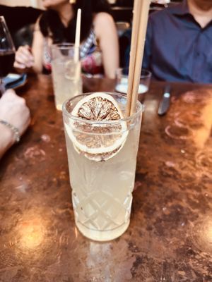 A bedazzled Shikanji (non-alcoholic) drink. So good!  at Ettan in Palo Alto