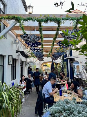 Ettan’s gorgeous outdoor patio   at Ettan in Palo Alto