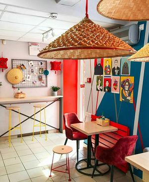 Interior at Ho Chu Bo in Vinnytsia