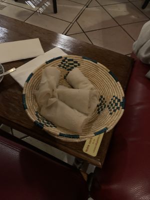 Dosa type pancakes  at Abyssinia in Lausanne