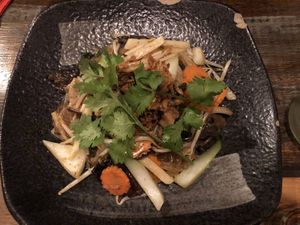 Gebratene Glasnudeln mit Gemüse   at Ong Tao in Oberursel