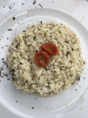 Lemon and Rosemary Risotto  at Hotel Gardenia al Lago in Gargnano