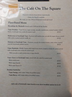  at The Cafe on the Square in Sandbach