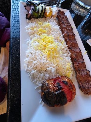 Vegan Koobideh Kebab at Amoo's in Mclean