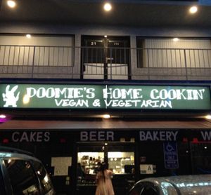 signage  at Doomie's Home Cookin' in Hollywood