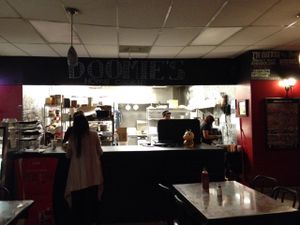 order at the counter  at Doomie's Home Cookin' in Hollywood