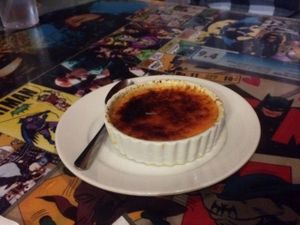 creme brulee at Doomie's Home Cookin' in Hollywood