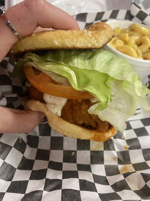 Buffalo chicken sandwich   at Doomie's Home Cookin' in Hollywood