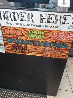 Fries menu at Doomie's Home Cookin' in Hollywood