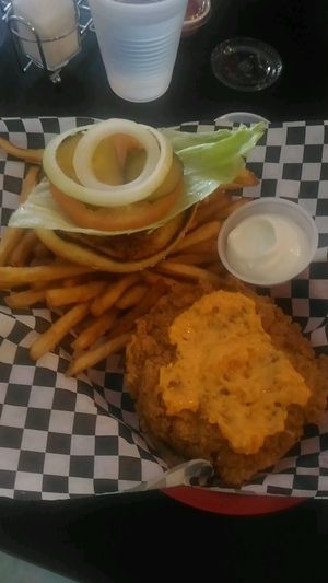 crispy chicken  at Doomie's Home Cookin' in Hollywood