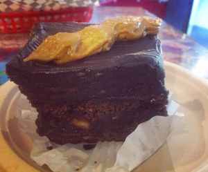 Peanut butter chocolate cake at Doomie's Home Cookin' in Hollywood