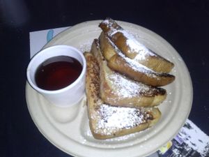 French toast at Sunday brunch at Doomie's Home Cookin' in Hollywood