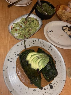 Chile relleno  at La Cabaña Del Encino in Rosarito