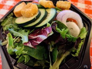 The side salad. at Swiss Lounge in Browning