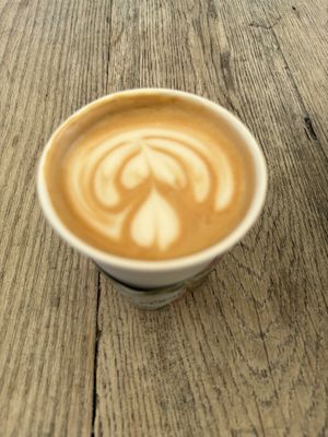Soy latte at Akamai Coffee - Wailea Village in Kihei