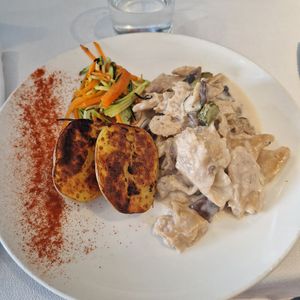 Heura al strogonoff at Celeste in Castelldefels