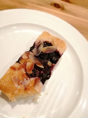 Blueberry bakewell at Coffee#1 Lichfield in Lichfield