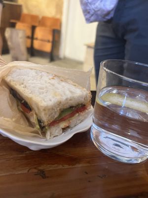 Vegan sandwich ❤️  at Augusto Specialty Coffee Shop in Rovinj