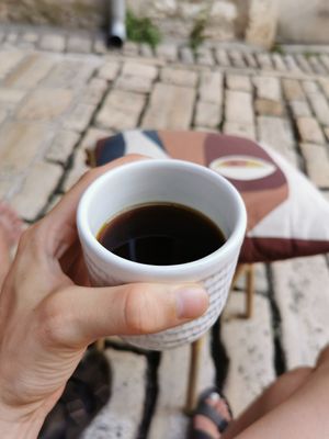 V60 at Augusto Specialty Coffee Shop in Rovinj