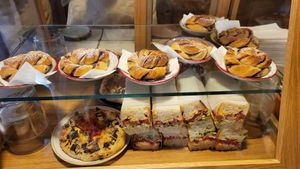 Swedish Fika buns and sandwiches at Augusto Specialty Coffee Shop in Rovinj