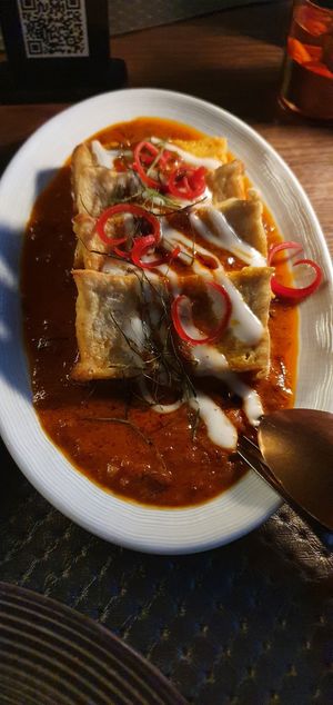 Panang tofu carry at Golden Monkey Thai in Limassol